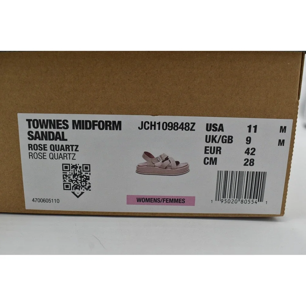Chaco Women Size 11 Townes Midform Pink Suede Platform Sandals Shoes